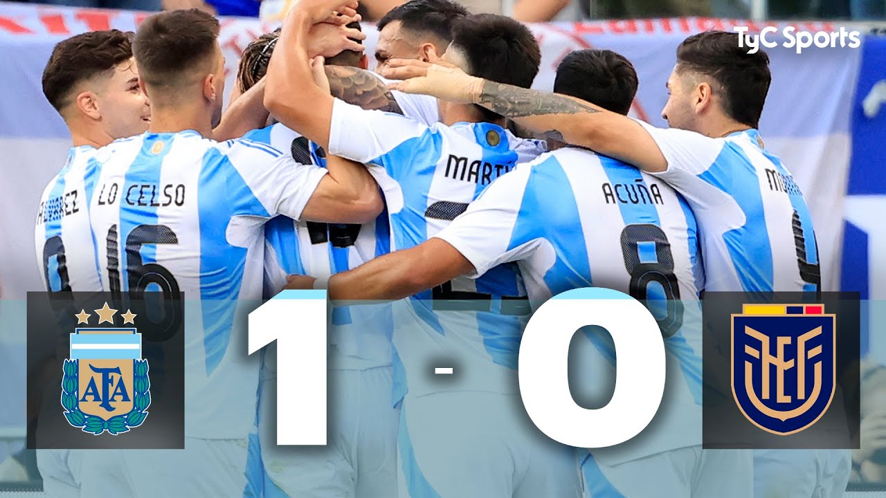 Argentina 1 - 0 Ecuador | GOLAZO DE DI MARIA Y TRIUNFO DE LA SCALONETA | Amistoso Internacional 2024