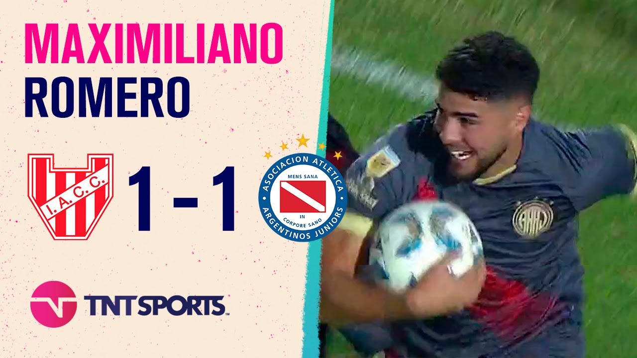 Maxi #Romero anotó el empate para #Argentinos ante #Instituto