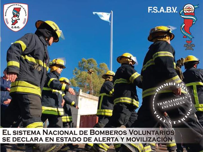 bomberos en alerta vacunas