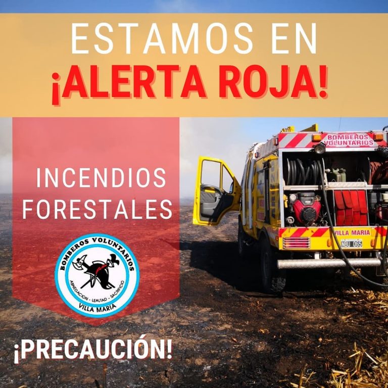 alerta roja bomberos