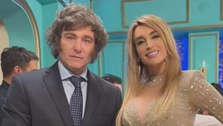 Milei y Fátima Florez