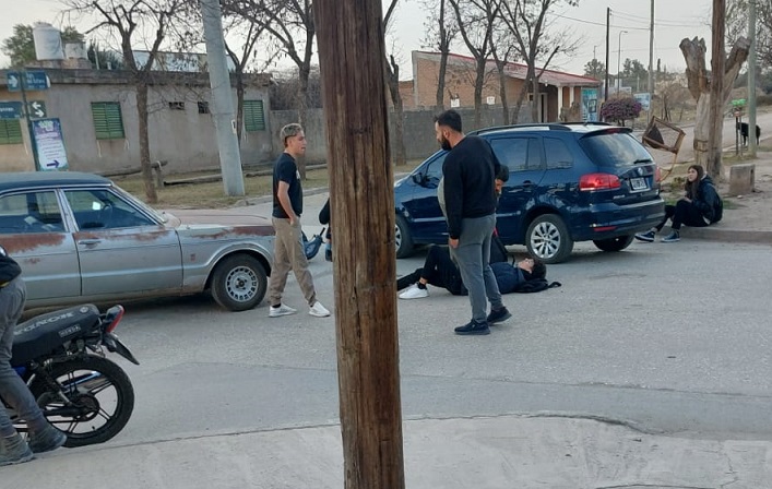 choque frente calufa