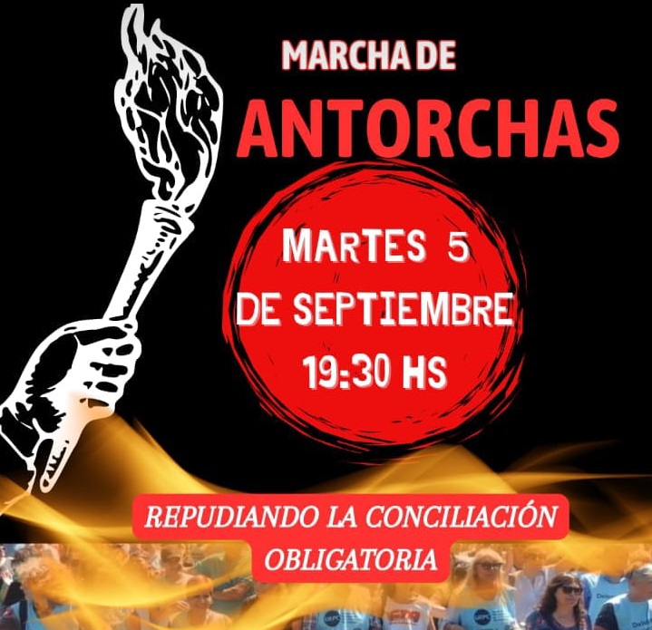 marcha antorchas docentes
