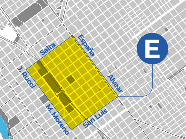 estacionamiento tarifado sector
