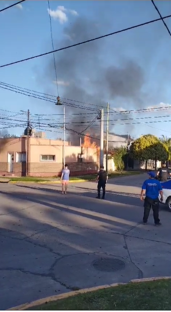 incendio vivienda barrio guemes