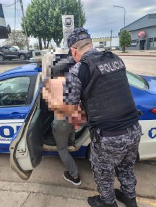 Aprehensión por hurto de una garrafa en barrio San Justo